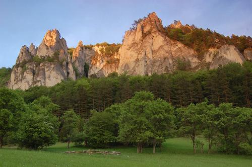 Večerné Súľovské vrchy